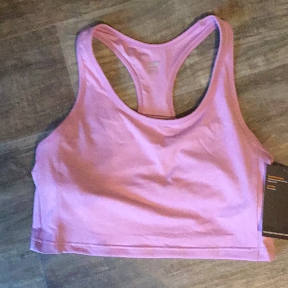 NWT Avia pink sports bra crop tank size Large - Picture 9 of 9